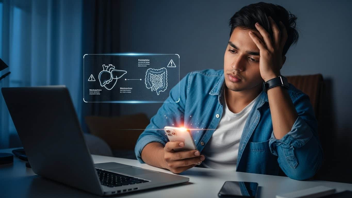 Screen Time and Metabolic Health (Emerging in India)